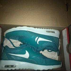 Blue Nike Runner shoes